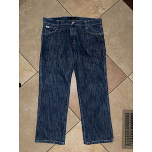 Vintage Y2K Southpole Jeans Baggy Skater Wide Loose Blue‎ Dark Wash 36x30